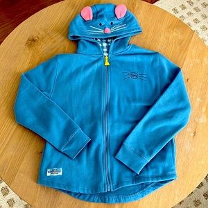 Disney Ratatouille Zip Up Hoody with adorable Remy details and ears